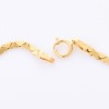 14ct Yellow Gold, 77cm Flat Link Chain with Cameo Pendant - 2