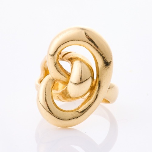 14ct Yellow Gold, Knot Design Ring