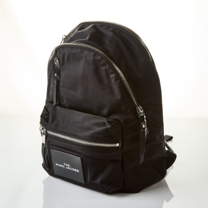 Marc Jacobs, Black Nylon Zip Backpack - As new