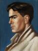 LEO BENSEMANN Self Portrait - Grey Coat