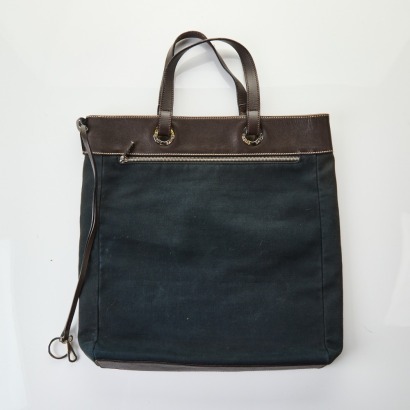 Loewe, Canvas and Leather Tote Bag