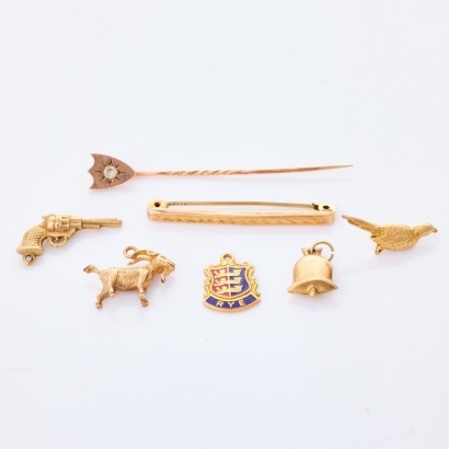 Collection of 9ct Yellow / Rose Gold Items