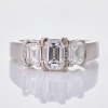 Platinum, Modern,1.27ct Three Stone Diamond Ring