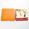 Hermès, Les Clefs Bordeaux Red Silk Scarf with Box - 2