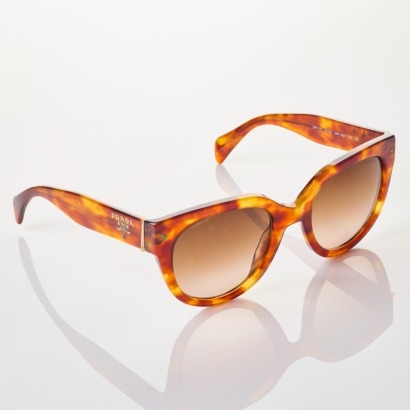 Prada, Tortoiseshell Cat-Eye Sunglasses SPR170 with Case