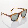 Karen Walker, Deep Freeze Tortoiseshell Rectangle Frame Sunglasses with Case