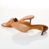 Celine, Tan Leather Mules, Size 37 - 2