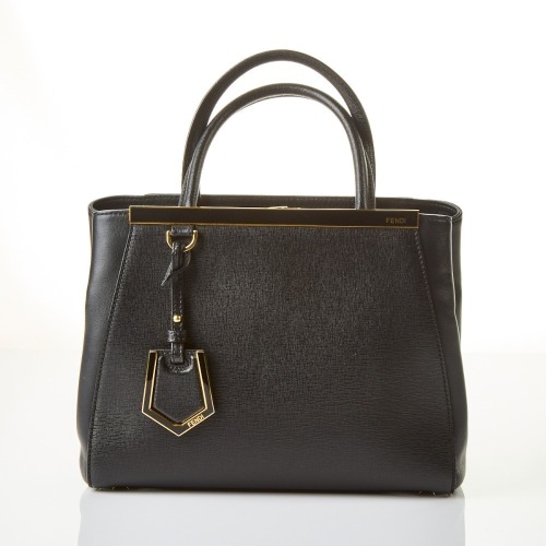 Fendi, Black Petite Sac 2Jours Elite Tote Bag