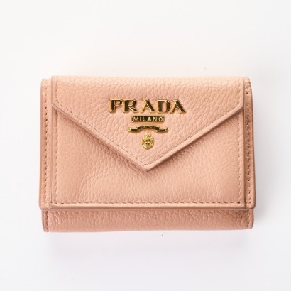 Prada, Blush Mini Wallet with Box