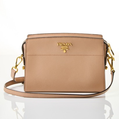 Prada, Cipria Saffiano Bandoliera Bag 1BH104