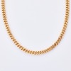 15ct Yellow Gold, 37cm Curb Link Chain with Albert Clasp