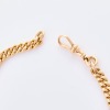 15ct Yellow Gold, 37cm Curb Link Chain with Albert Clasp - 2