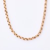 9ct Rose Gold, Vintage, 43cm Belcher Link Chain with Albert Clasp