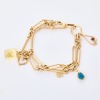 9ct Yellow Gold, Charm Bracelet