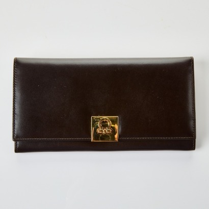 Salvatore Ferragamo, Gancini Long Wallet with Box