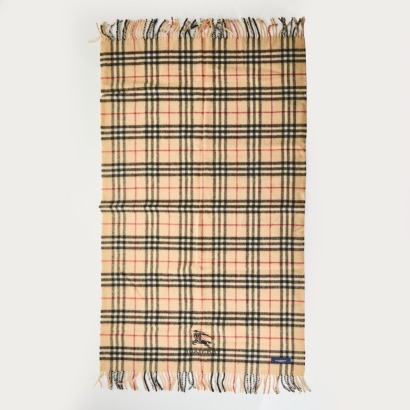 Burberry, Novacheck Camel 100% Wool Shawl