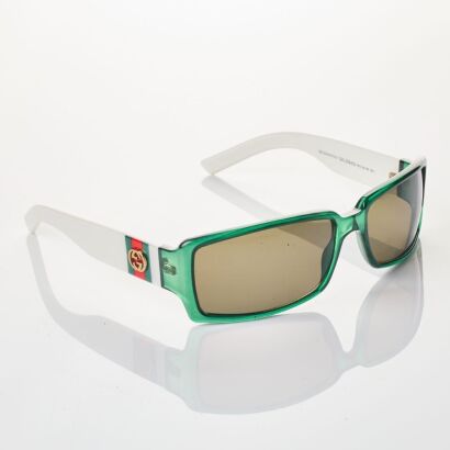 Gucci, GG Green Frame Sunglasses 2564/S with Case