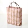 Burberry, Pink Check Tote Bag