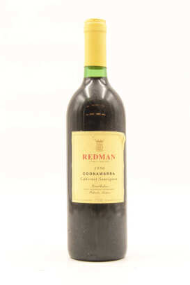 (1) 1996 Redman Cabernet Sauvignon, Coonawarra