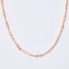 9ct Rose Gold, 138cm Fancy Link Chain