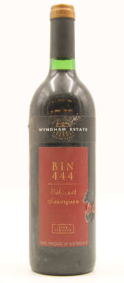 (1) 1998 Wyndham Estate Bin 444 Cabernet Sauvignon, Coonawarra (TOL)