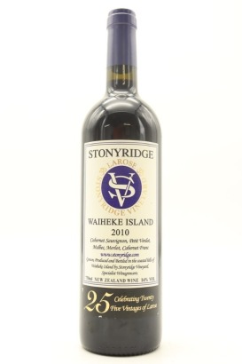 (1) 2010 Stonyridge Vineyard Larose, Waiheke Island [JR17]