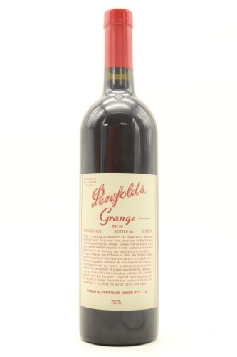 (1) 2005 Penfolds Grange Bin 95, South Australia [JR19] [WS97] [RP97] [JO95]