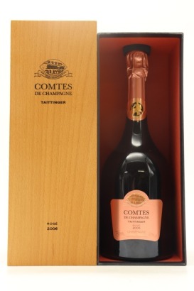 (1) 2006 Taittinger Comtes de Champagne Brut Rose, Champagne [JR18] [WE94] [WS95] (GB)