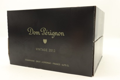 (6) 2013 Dom Perignon Brut, Champagne [JR18.5] [RP95] (Original Box)