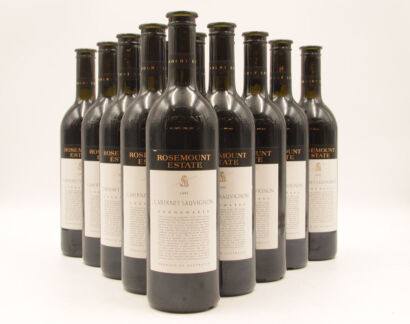 (12) 1995 Rosemount Estate Show Reserve Cabernet Sauvignon, Coonawarra