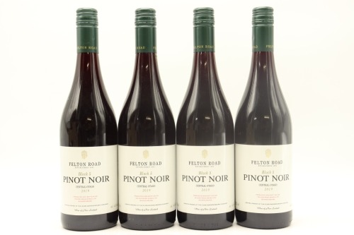 (4) 2019 Felton Road Block 5 Pinot Noir, Bannockburn [JR17] [WE94]