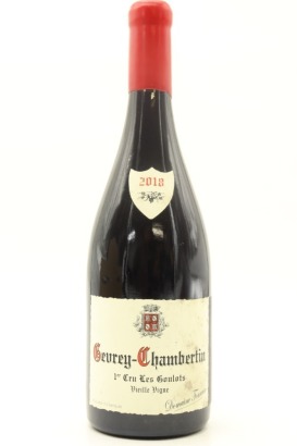 (1) 2018 Domaine Fourrier Les Goulots Vieilles Vignes, Gevrey-Chambertin Premier Cru [JR17] (BSL)