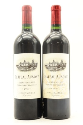 (2) 2003 Chateau Ausone, Saint-Emilion [JR18] [RP100] [WS96] (TSL)