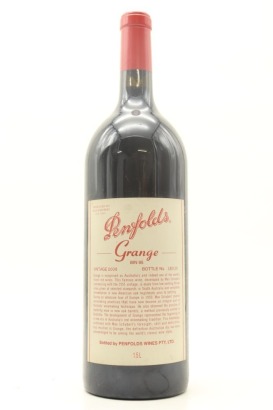 (1) 2008 Penfolds Grange Bin 95, South Australia, 1500ml [JR19] [RP100] [WE98] [WS100] [BC96]