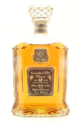 (1) Canadian Club Classic 12 Year Old Blended Canadian Whisky, 40% ABV, 750ml