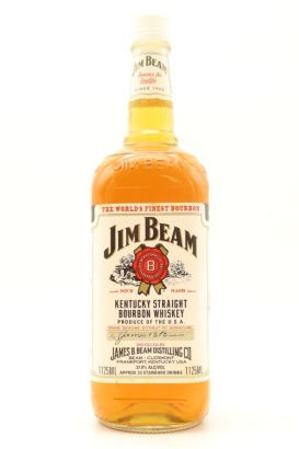 (1) Jim Beam Kentucky Straight Bourbon Whisky, 37% ABV, 1125ml