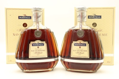 (2) Martell X.O. Supreme Cognac, 40% ABV, 700ml (GB)