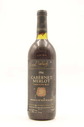 (1) 1986 Babich Wines Cabernet Merlot, Hawke's Bay (TOL) (TL)