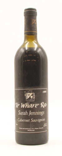 (1) 1989 Te Whare Ra 'Sarah Jennings' Cabernet Sauvignon, Marlborough (LMS)