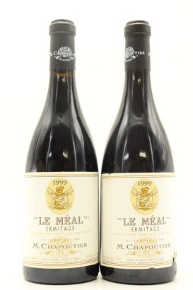 (2) 1999 M. Chapoutier Ermitage Le Meal, Rhone [RP96] [WE98] (TOL)