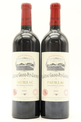 (2) 2000 Chateau Grand-Puy-Lacoste, Pauillac [JR17.5] [RP95]