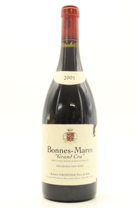 (1) 2001 Domaine Robert Groffier Pere & Fils Bonnes-Mares Grand Cru, Cote de Nuits [JR17] (TOL)