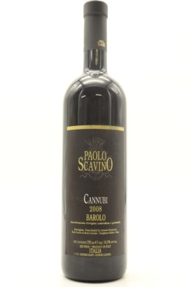 (1) 2008 Paolo Scavino Cannubi, Barolo DOCG [JR17] [RP96]