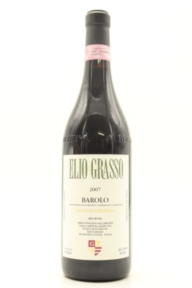 (1) 2007 Elio Grasso Gavarini Vigna Chiniera, Barolo DOCG