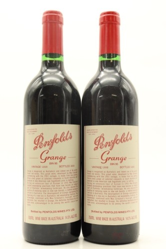 (2) 1998 Penfolds Grange Bin 95, South Australia [JR18.5] [RP96] [WE95] [JO97]