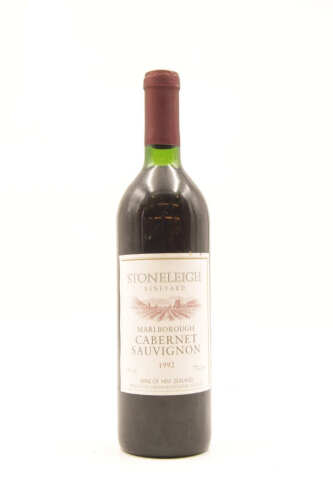 (1) 1992 Stoneleigh Cabernet Sauvignon, Marlborough