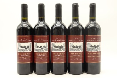 (5) 1997 Wynns Coonawarra Estate John Riddoch Limited Release Cabernet, Coonawarra