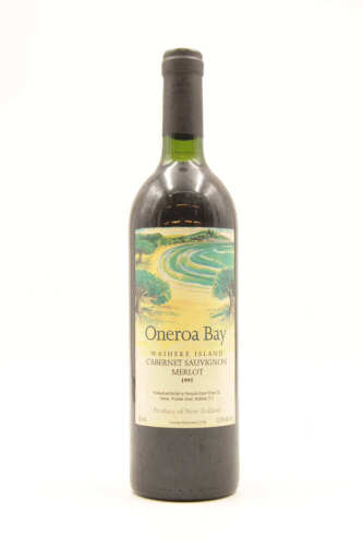 (1) 1995 Oneroa Bay Cabernet Sauvignon Merlot, Waiheke