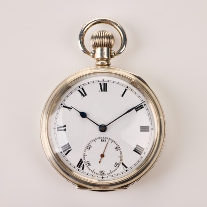 Rolex, Open Faced, 50mm Dennison Silver Cased, Hallmarked Birmingham, Pocket Watch, circa 1922