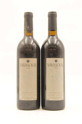 (2) 1996 Vavasour Cabernet Sauvignon, Marlborough (TL)